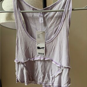 Urban Outfitters Purple Striped Tank Top
